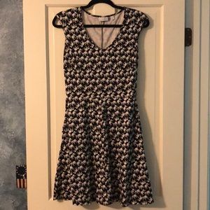 Fit and Flare Elephant Dress